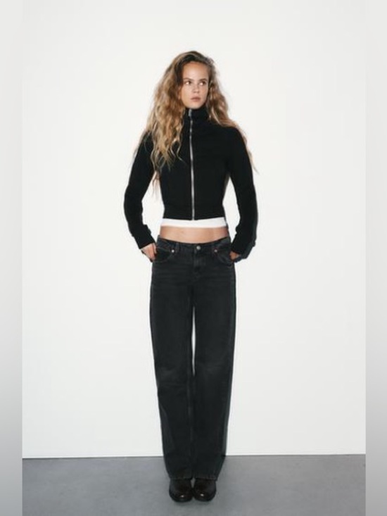Zara Denim - Zara Black Straight-Leg Women's Jeans